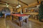 Great Room with pool table